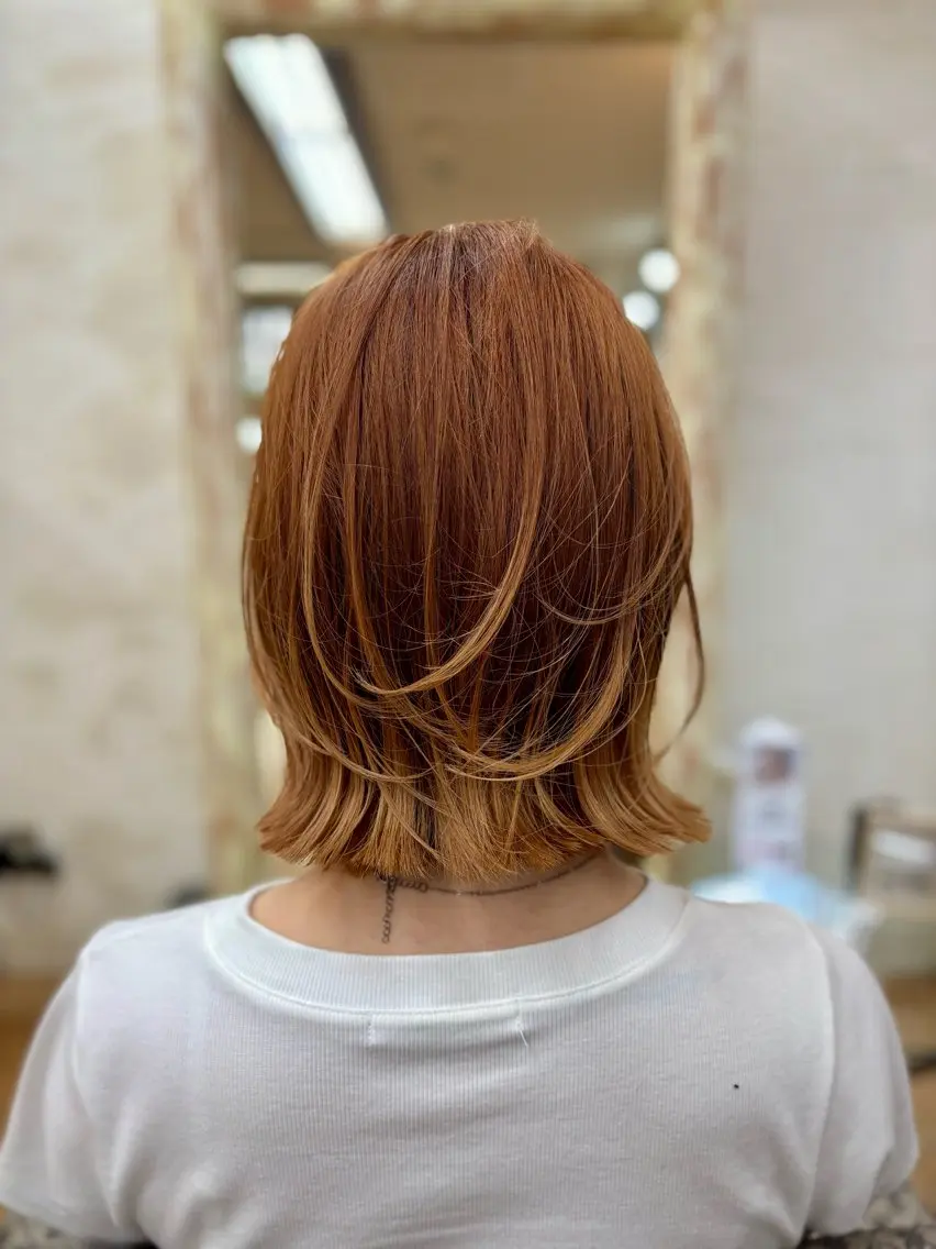 ショート カラー 【弱酸性縮毛矯正】 /HAYATOのヘアスタイル