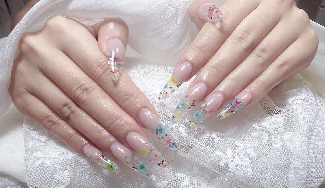 ネイル 長さ出し フラッシュネイル フットネイル フレンチネイル ガラスフレンチ ハンドネイル Ayumi Hello 嵐のネイルデザイン