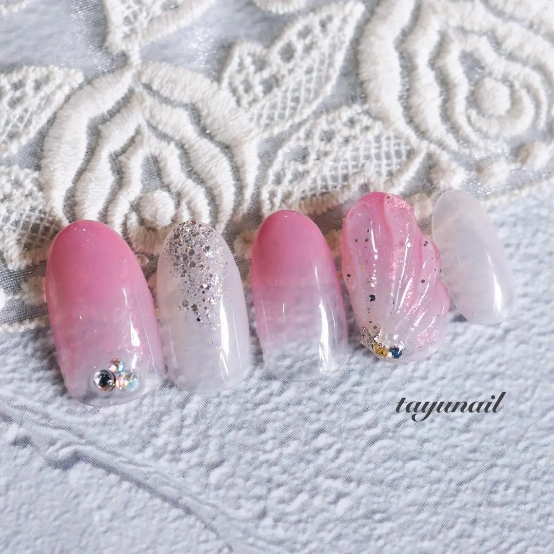 ネイル アートネイル フレンチネイル ジェルネイル ニュアンスネイル ワンカラーネイル ハンドネイル ネイルサロン 【たゆnail】のネイルデザイン