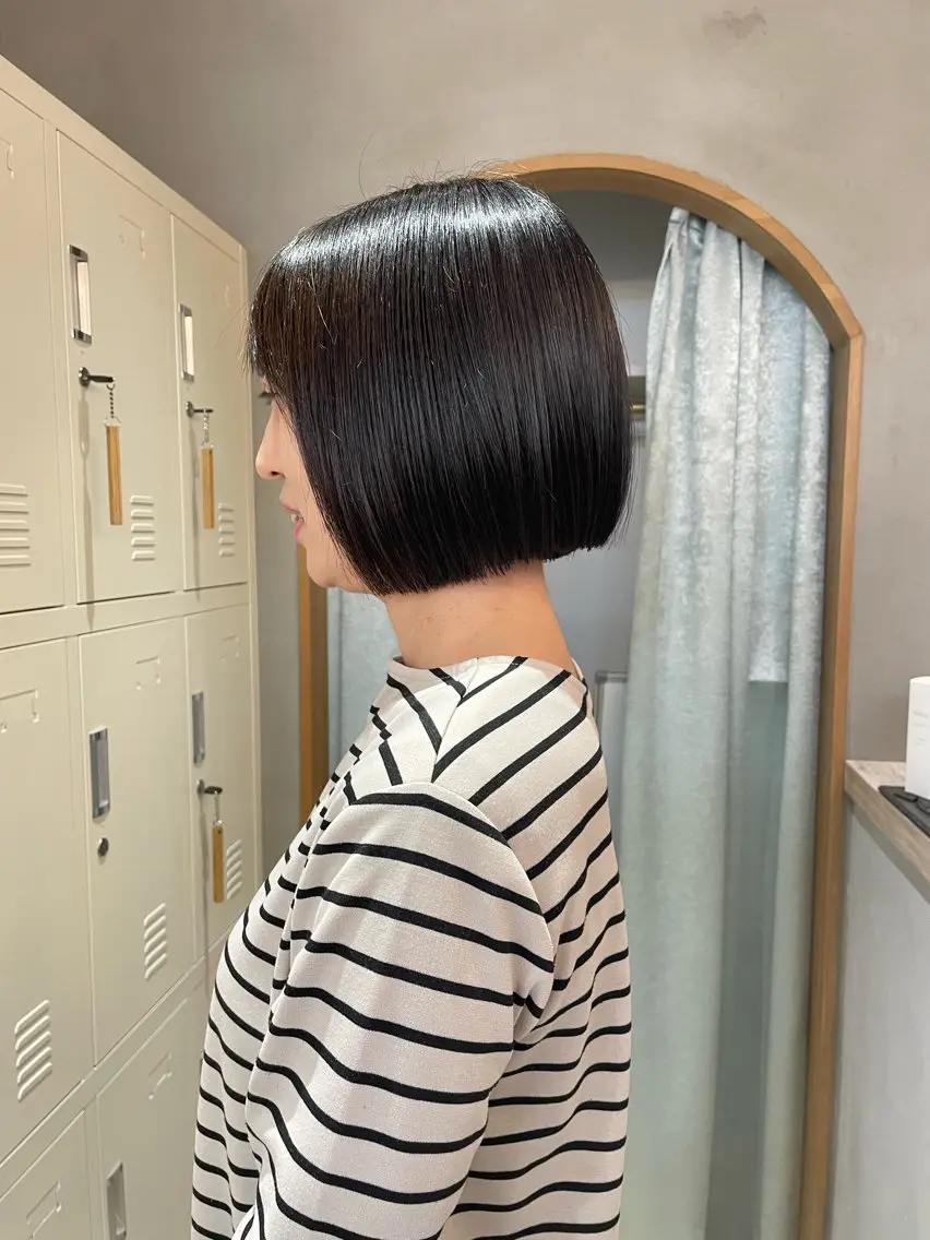 ショート オリーブベージュ/シ ョートボブたまき🧡のヘアスタイル