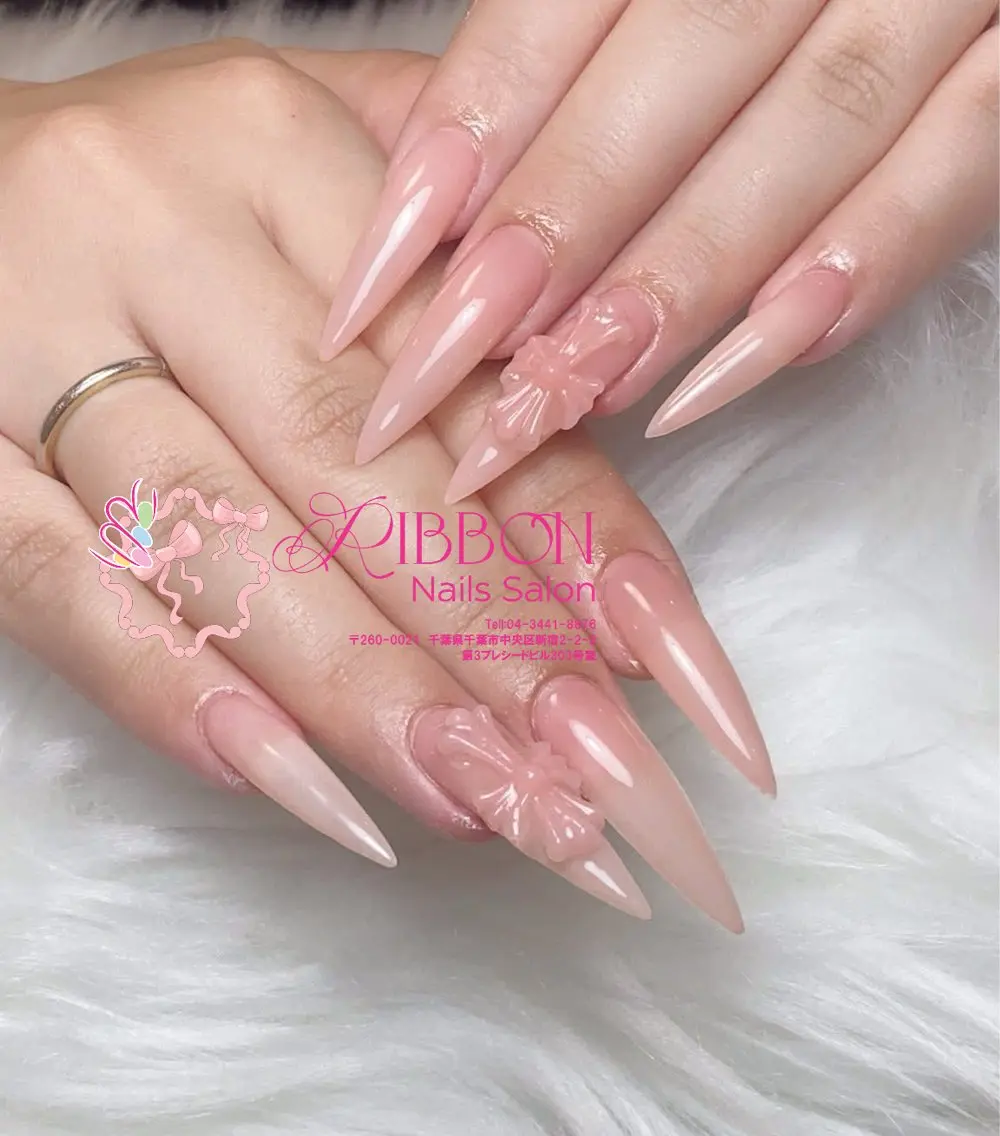 ネイル ハンドネイル Ribbonnail salonのネイルデザイン