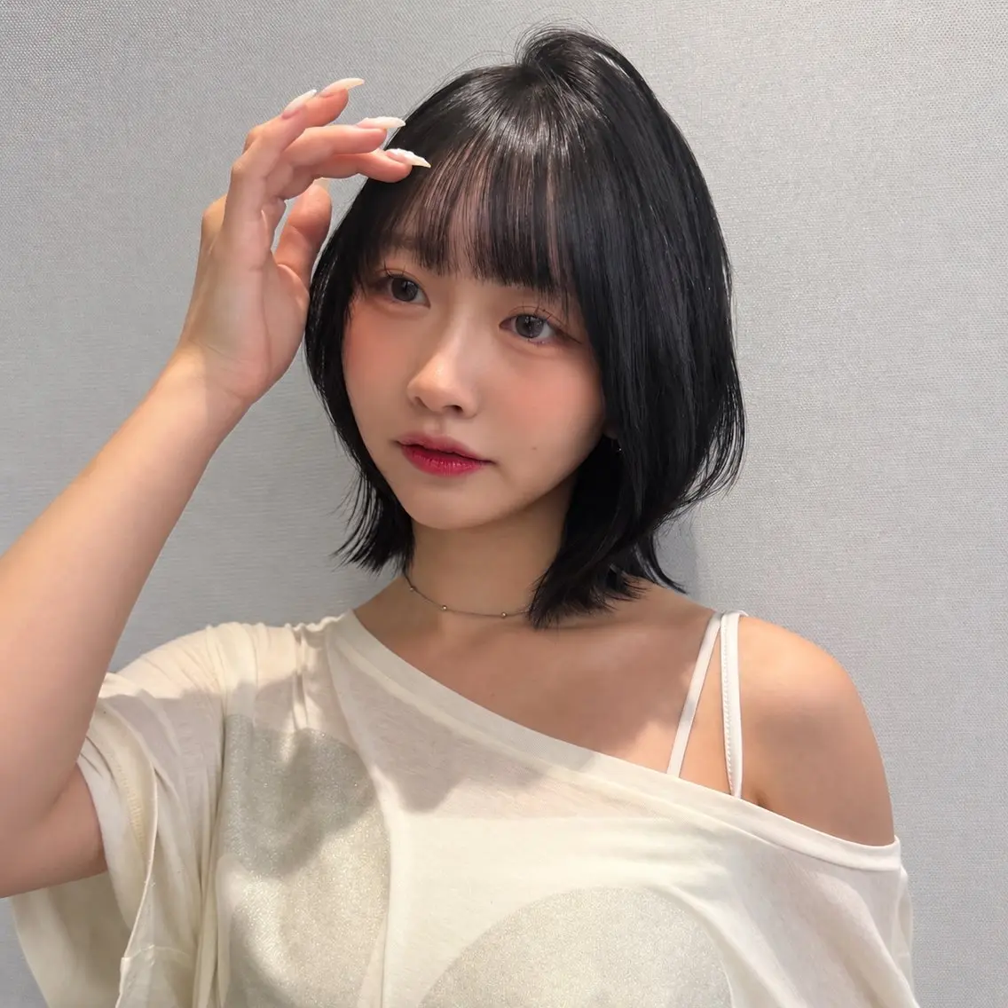 ミディアム カラー カット ヘアカラー トリートメント 🩷小川大輔🩷 店長/ボブ/インナーのヘアスタイル