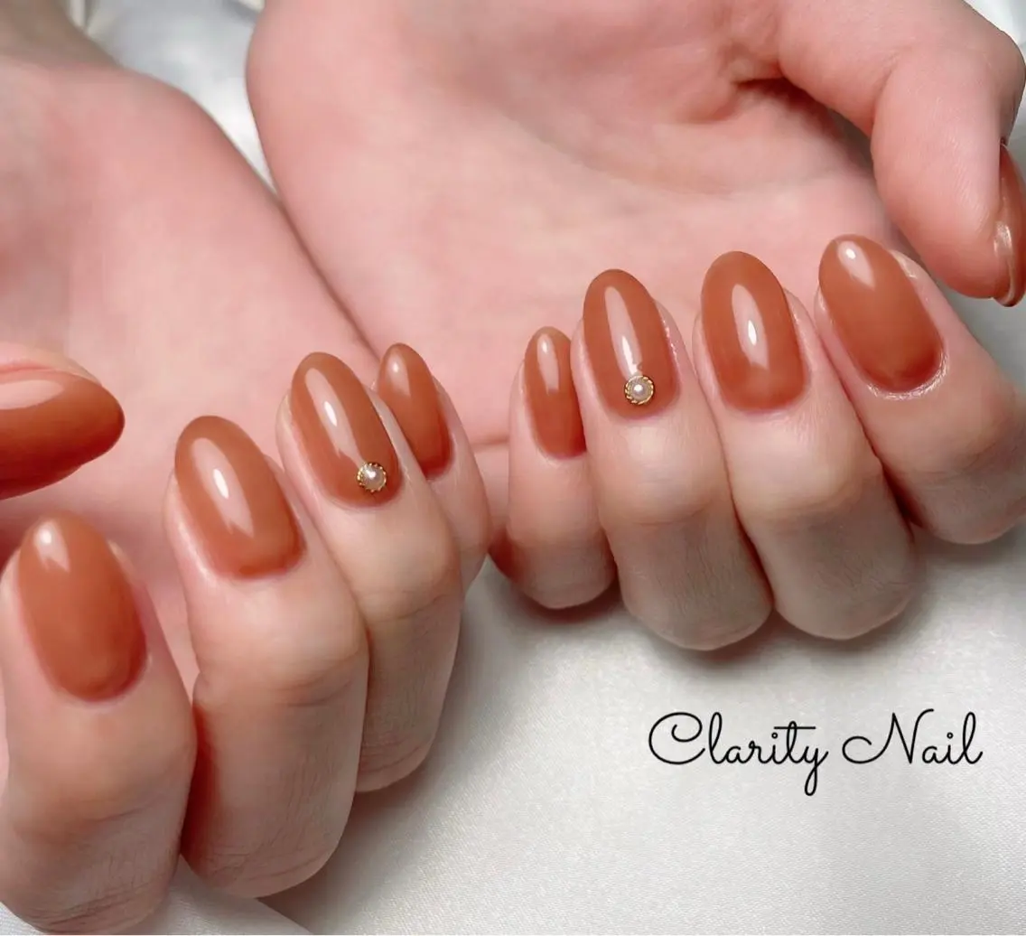 ネイル ワンカラーネイル ハンドネイル Clarity Nailのネイルデザイン