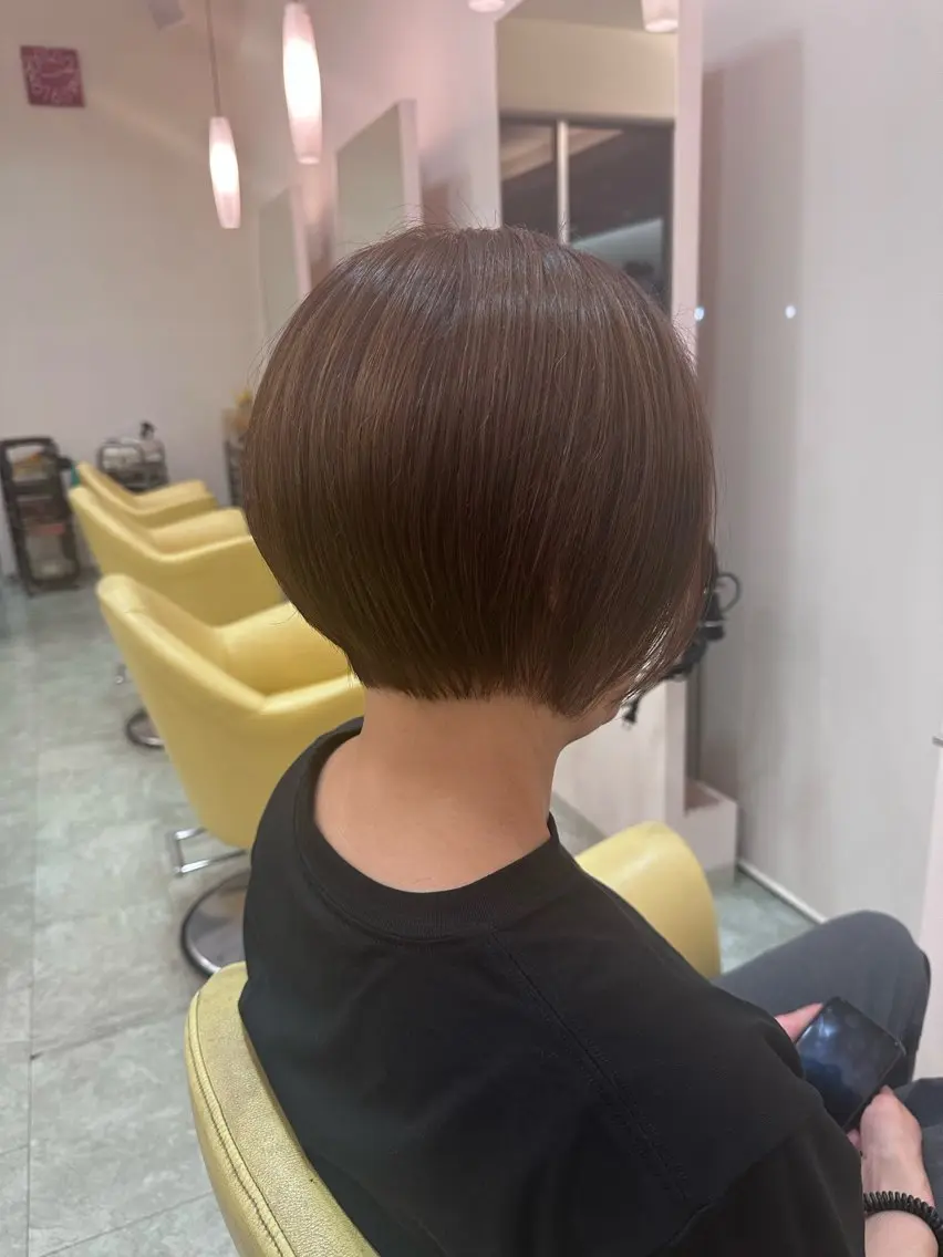 ショート ショートボブ ボブ ショートヘア 柴田 舜吏のヘアスタイル