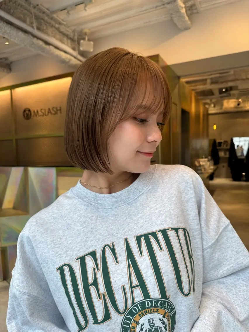 ショート カット 似合わせボブ/ 大人ボブ🩵しおのヘアスタイル