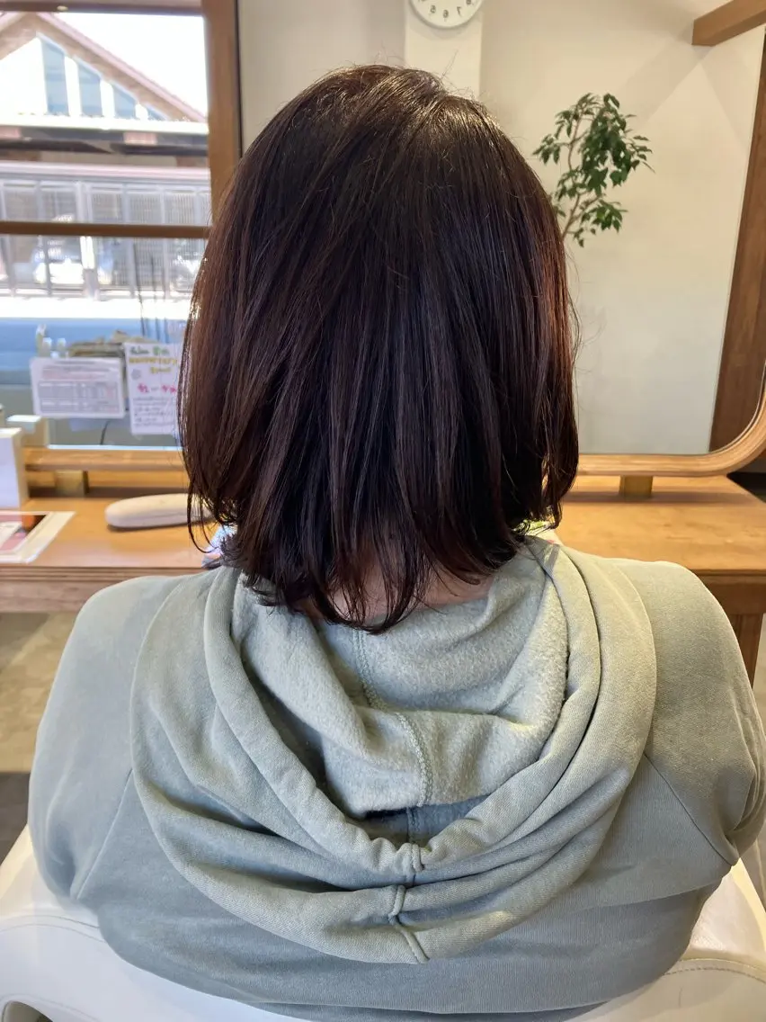 ミディアム カラー カット ヘアカラー 佐藤 悠生 メンズパーマ.カットのヘアスタイル