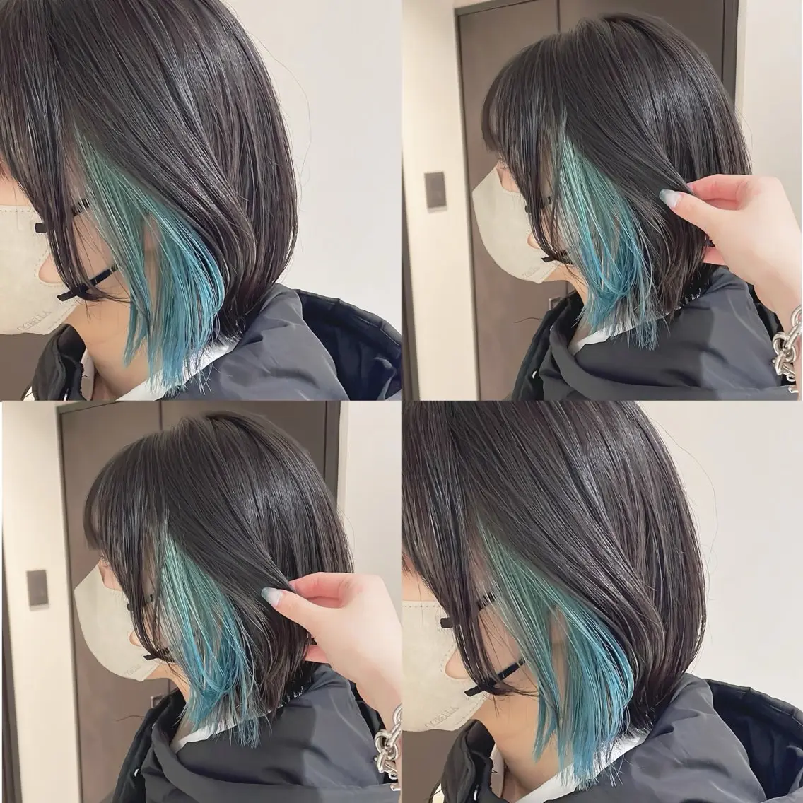カラー ブリーチ ヘアカラー トリートメント 渋谷:インナーカラー ／🍒エリカ🍒のヘアスタイル