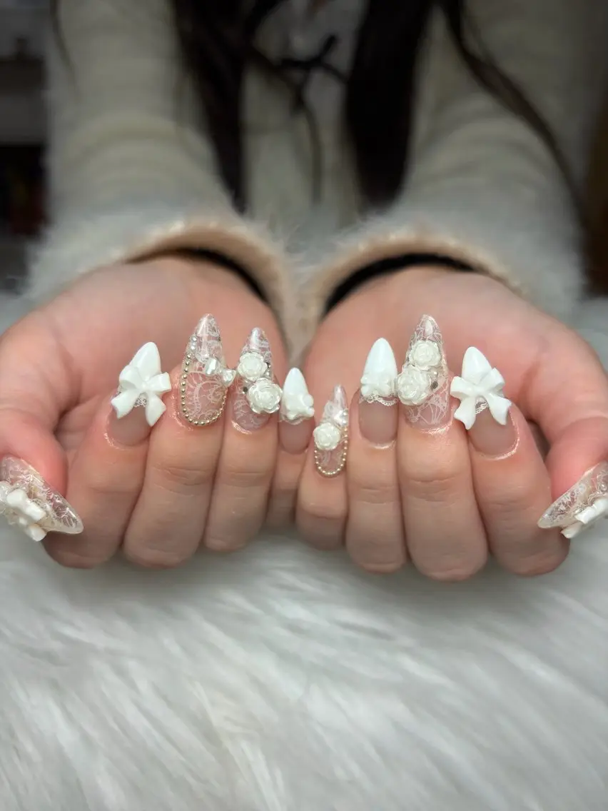 ネイル アートネイル 長さ出し ジェルネイル マグネットネイル ニュアンスネイル ハンドネイル Cloudy Chan Nailのネイルデザイン