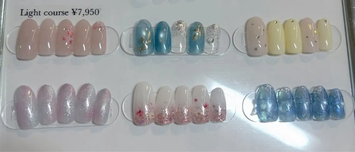 🩵4・5日限定🩵　オフ有　定額light course(色変更×)の写真