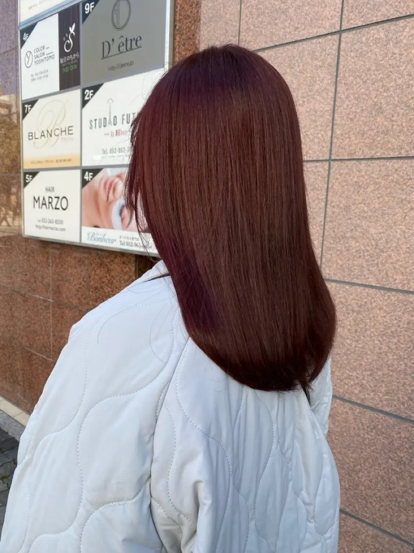 ミディアム カラー ブラウンカラー 柊 ルキのヘアスタイル