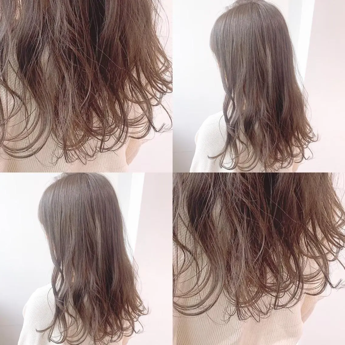 ミディアム カラー パーマ ヘアアレンジ メンズ キッズ 上品＆韓国風 🥀海心🥀のヘアスタイル