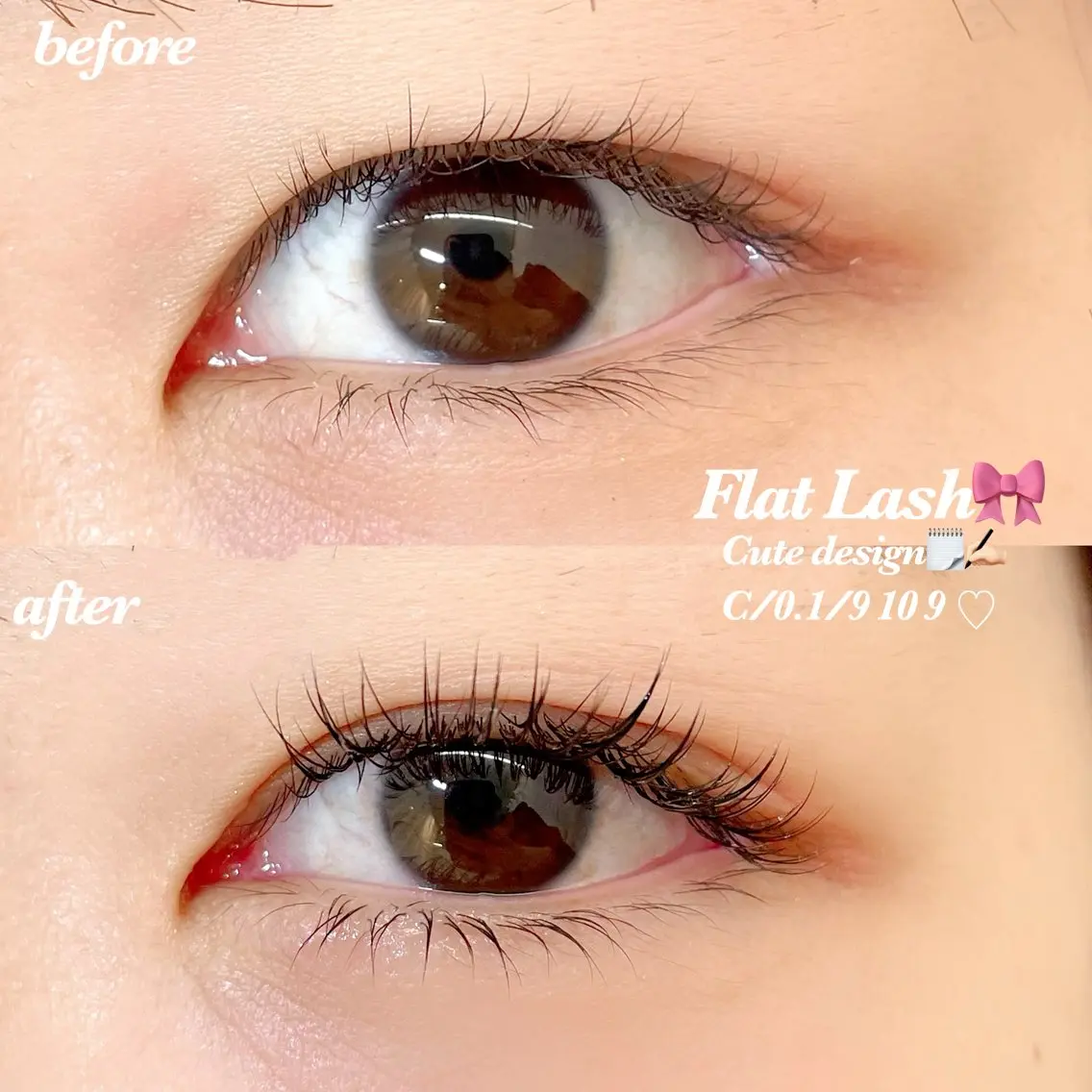 マツエク・マツパ フラットラッシュ ☁️eyelist 相樂☁️のマツエク・マツパデザイン