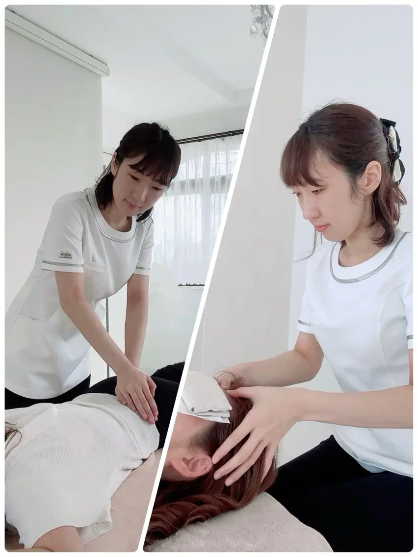 【当店のオススメ】姿勢矯正&ドライヘッドスパセットコースの写真