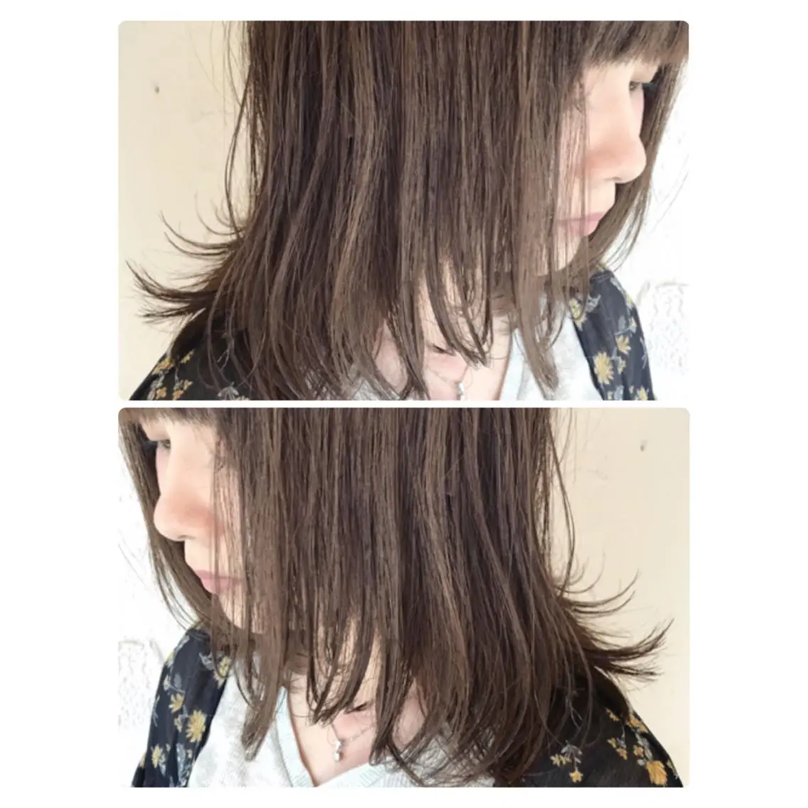ミディアム カラー 嶋佐 昌大 シマサマオのヘアスタイル