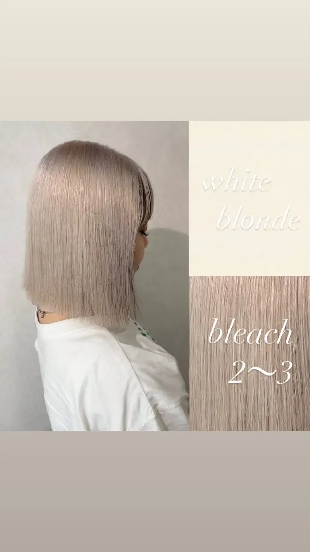カラー 黒髪 ブリーチ L.OSAKA平山 英一のヘアスタイル