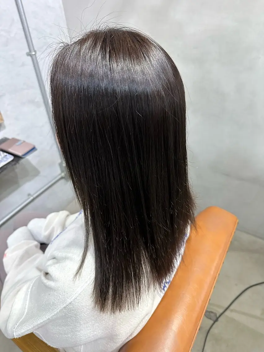 セミロング 縮毛矯正 goen/ カミムラシュウヘイのヘアスタイル