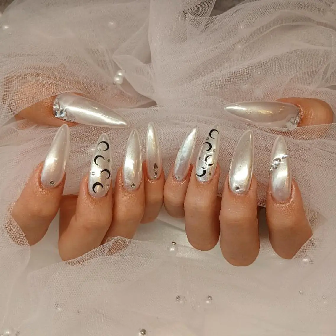 ネイル 持ち込み ハンドネイル Eclat Nail salonのネイルデザイン