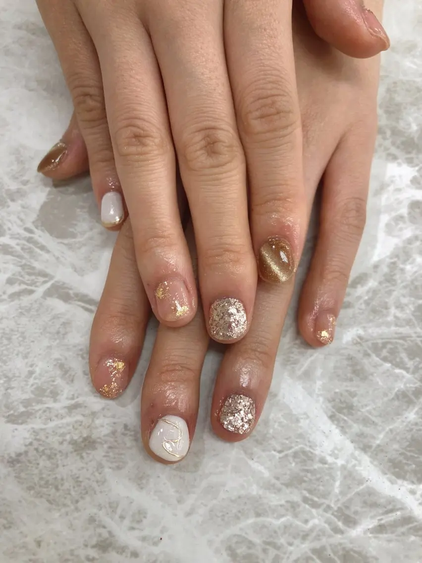 ネイル ブライダルネイル ハンドネイル 🌺Bianca立川 HAGA🌺のネイルデザイン