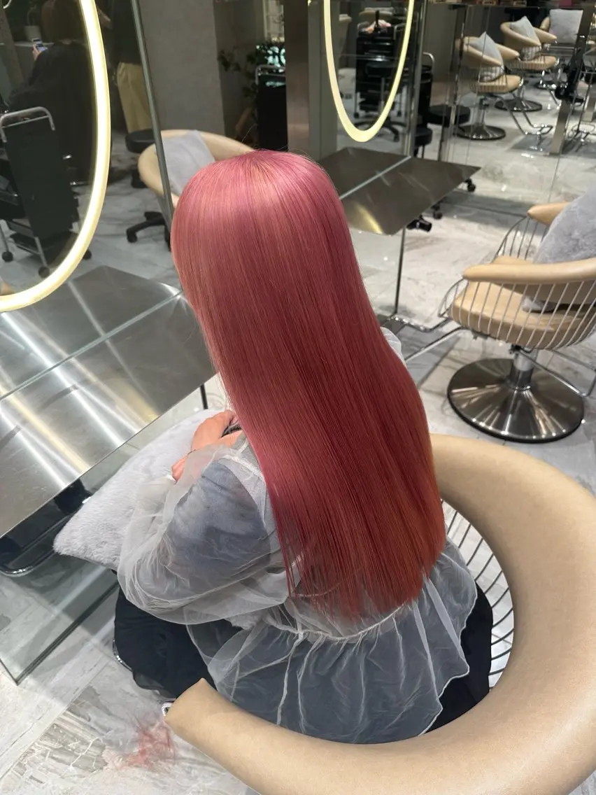 ロング カラー ヘアカラー 透明感✖️暖色 shuheiのヘアスタイル