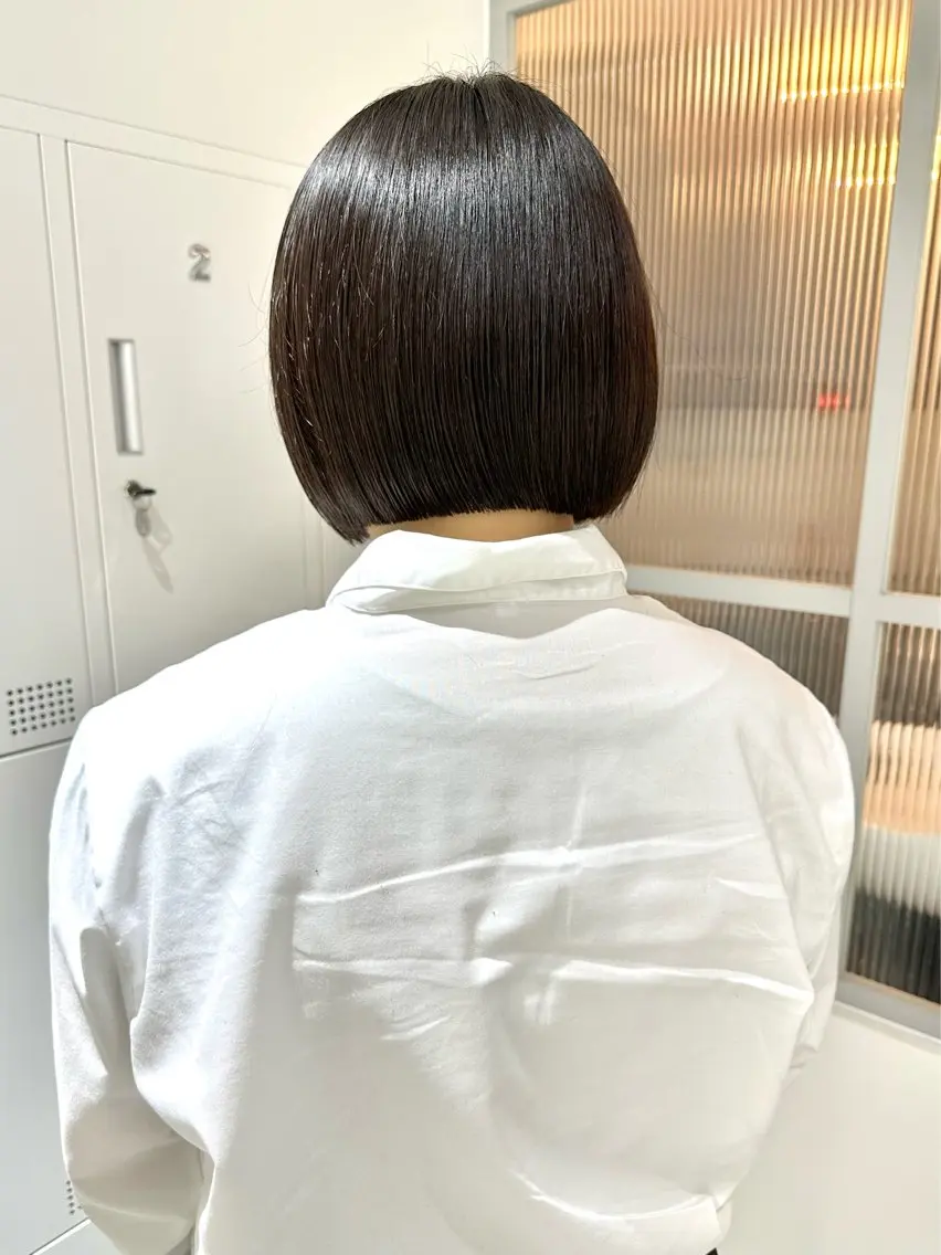 ショート 髪質改善 縮毛矯正/ レイヤー/銀座/本木のヘアスタイル