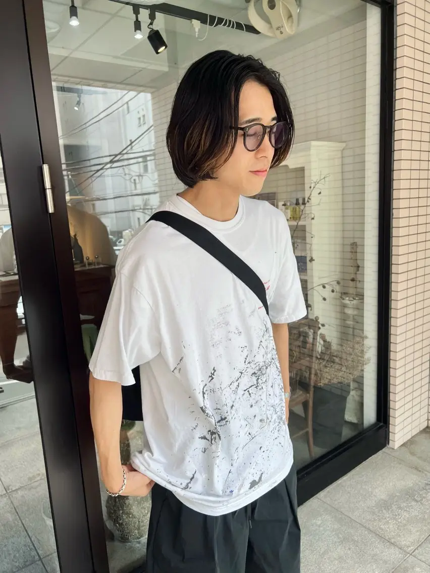 ショート ボブ カット 千葉 郁也のヘアスタイル