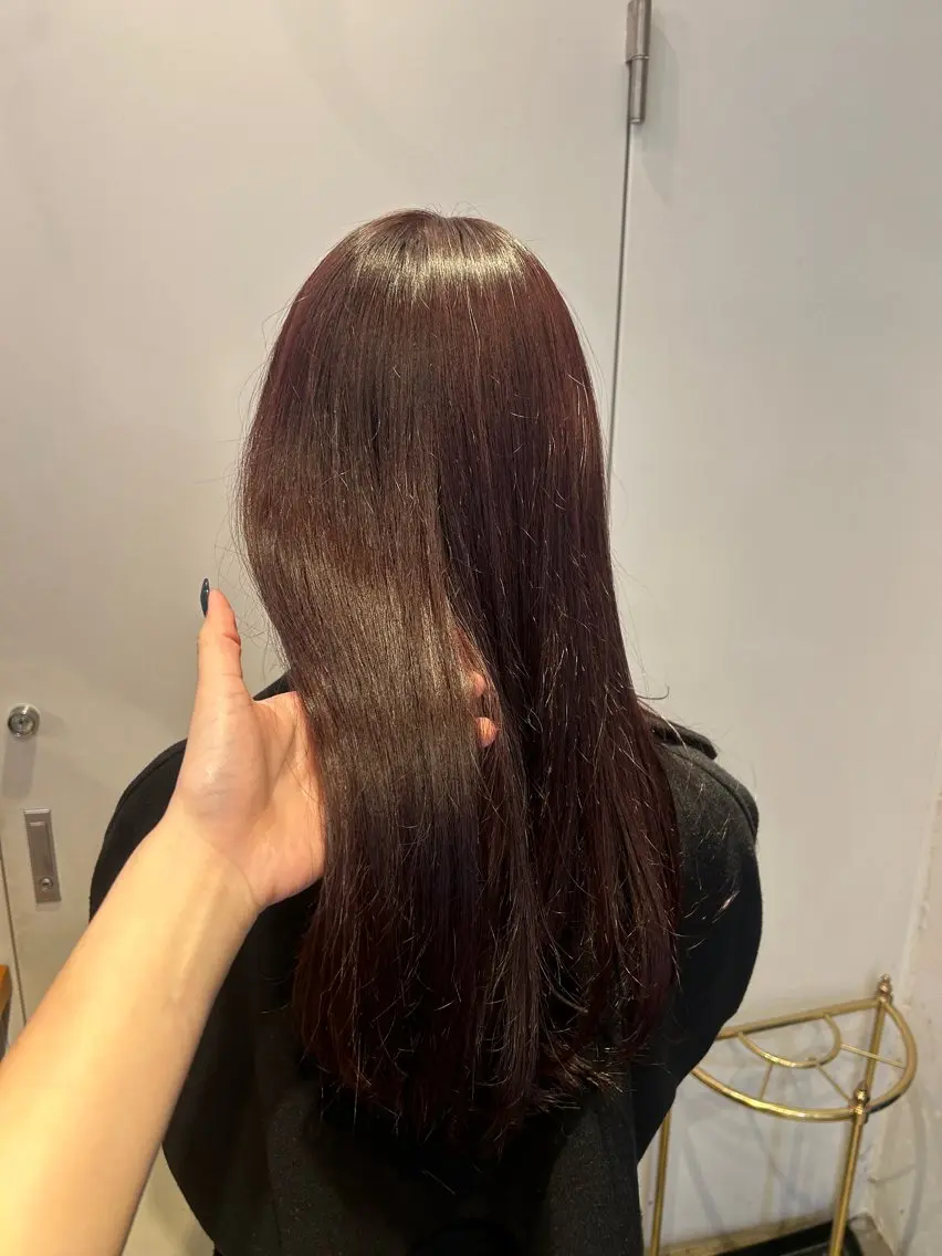 セミロング カラー カット ヘアカラー ナチュラル大人っぽい スタイル　MAORIのヘアスタイル