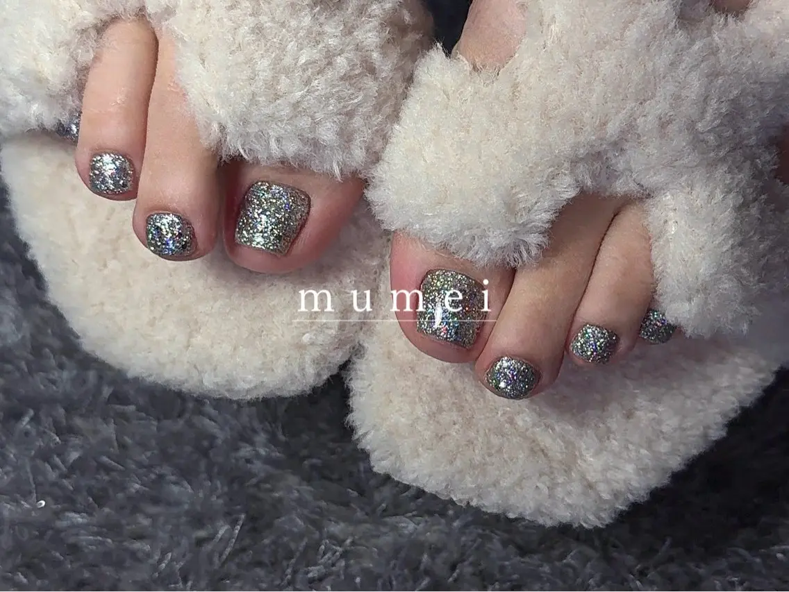 Foot】One Color. "Magnet/Flash/Glitter/Color"(オフあり)の写真