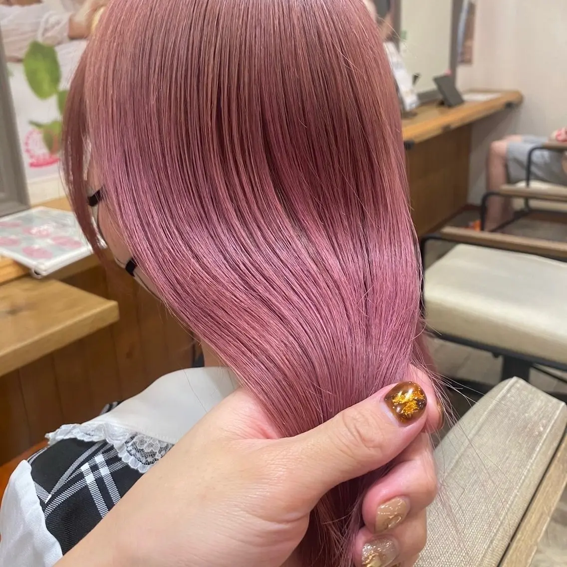 〈ダメージ毛でも◯〉カット+酸性縮毛矯正の写真