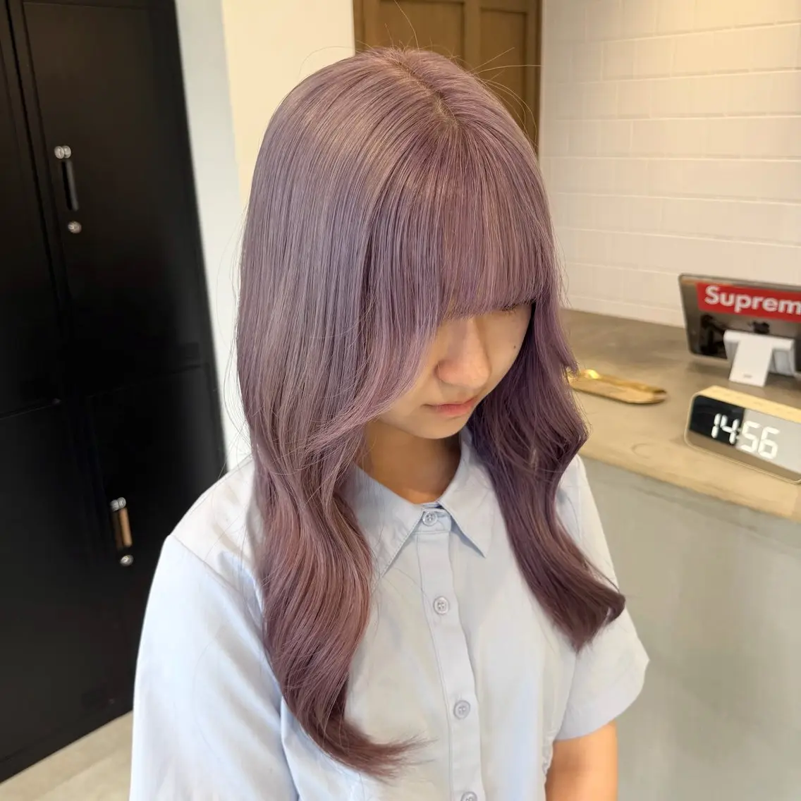 ロング カラー ラベンダーカラー ciate山口 / Saraのヘアスタイル