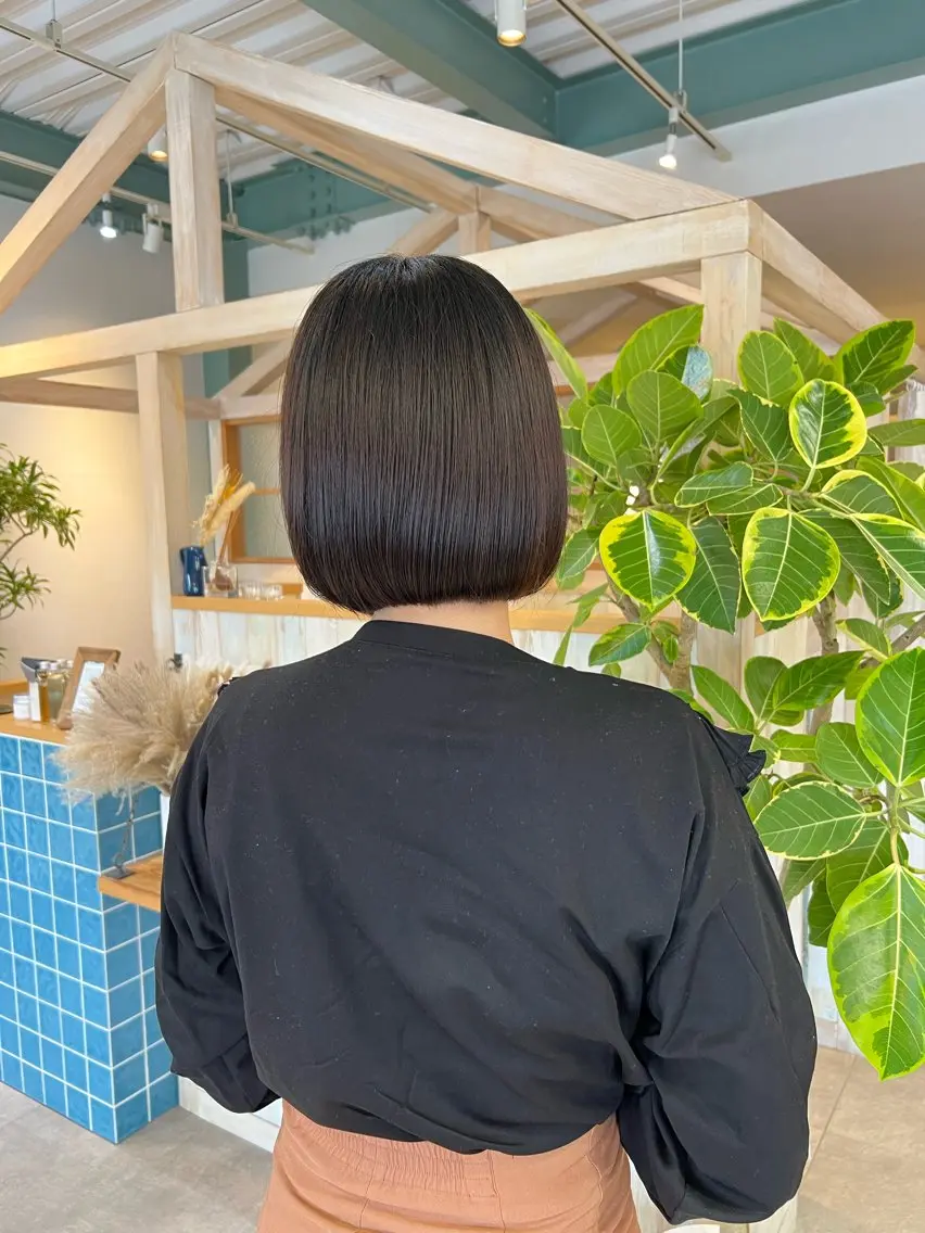 ミディアム ボブ 北花田美容師🍃村尾 光太/むらのヘアスタイル