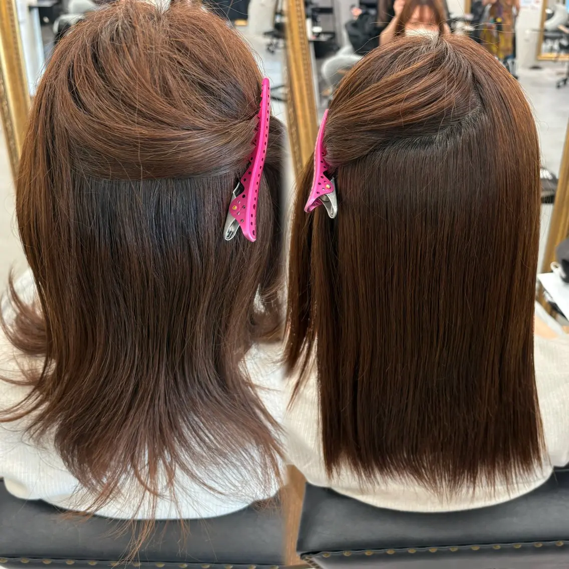 ヘアカラー 縮毛矯正 ピンクカラーアレンジ 🩷AYANA🩷のヘアスタイル