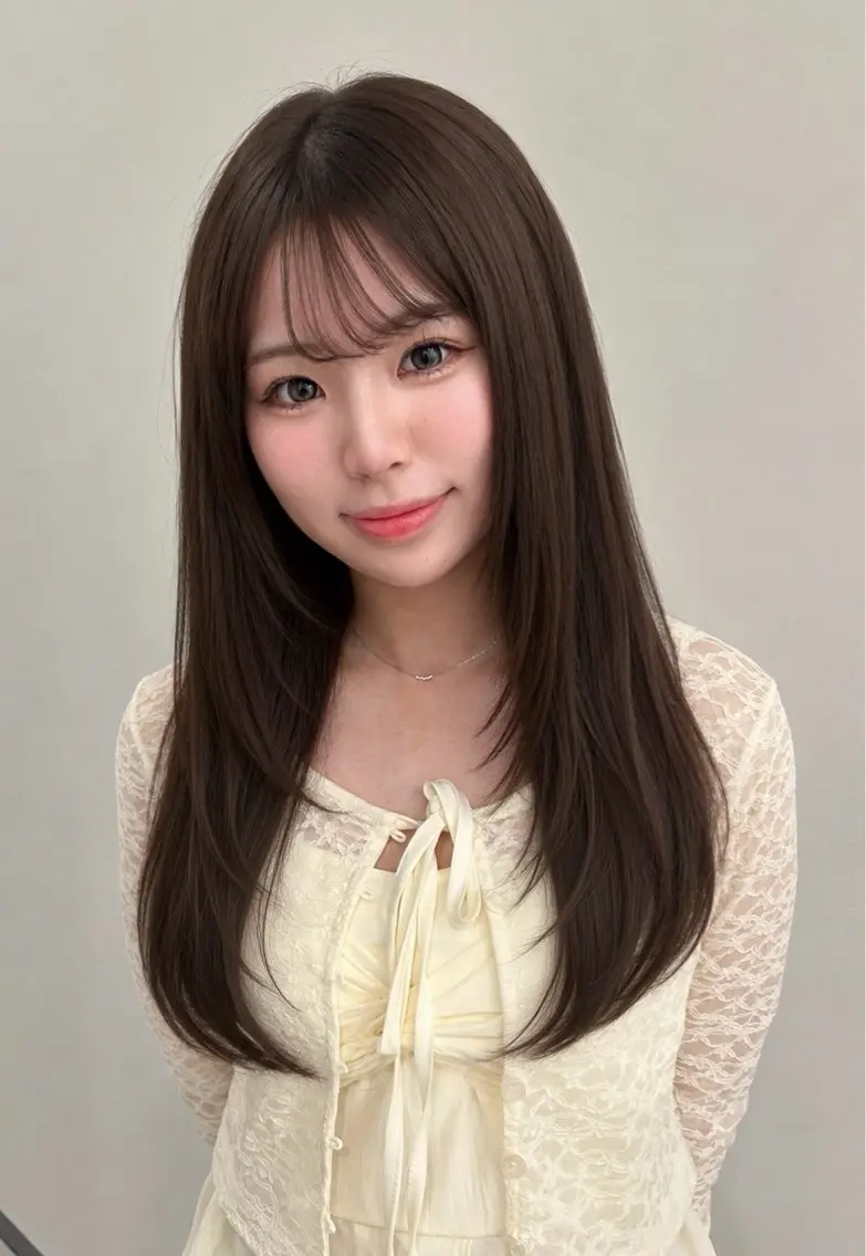 ロング ミサキ/モデル募集 京都烏丸四条大宮のヘアスタイル