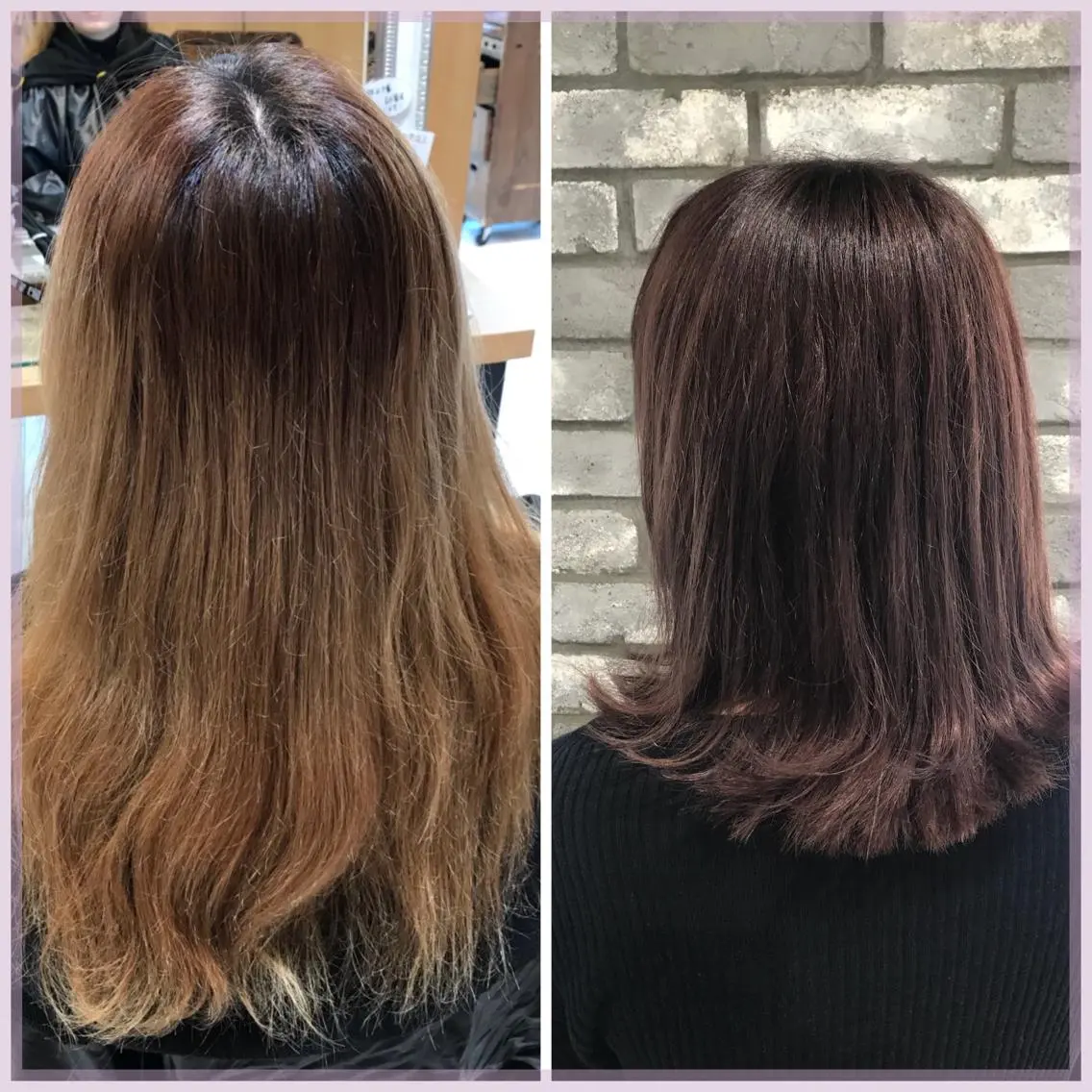ミディアム カラー ブリーチ レッドカラー 🦋 RUKA🦋のヘアスタイル