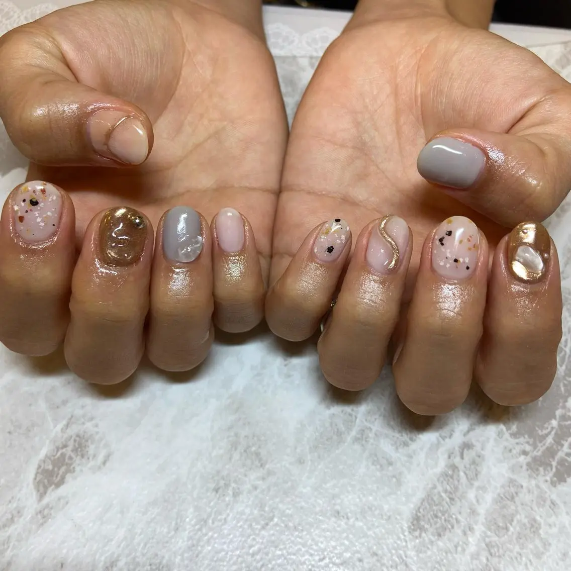 ネイル ニュアンスネイル NAIL SALON Rのネイルデザイン
