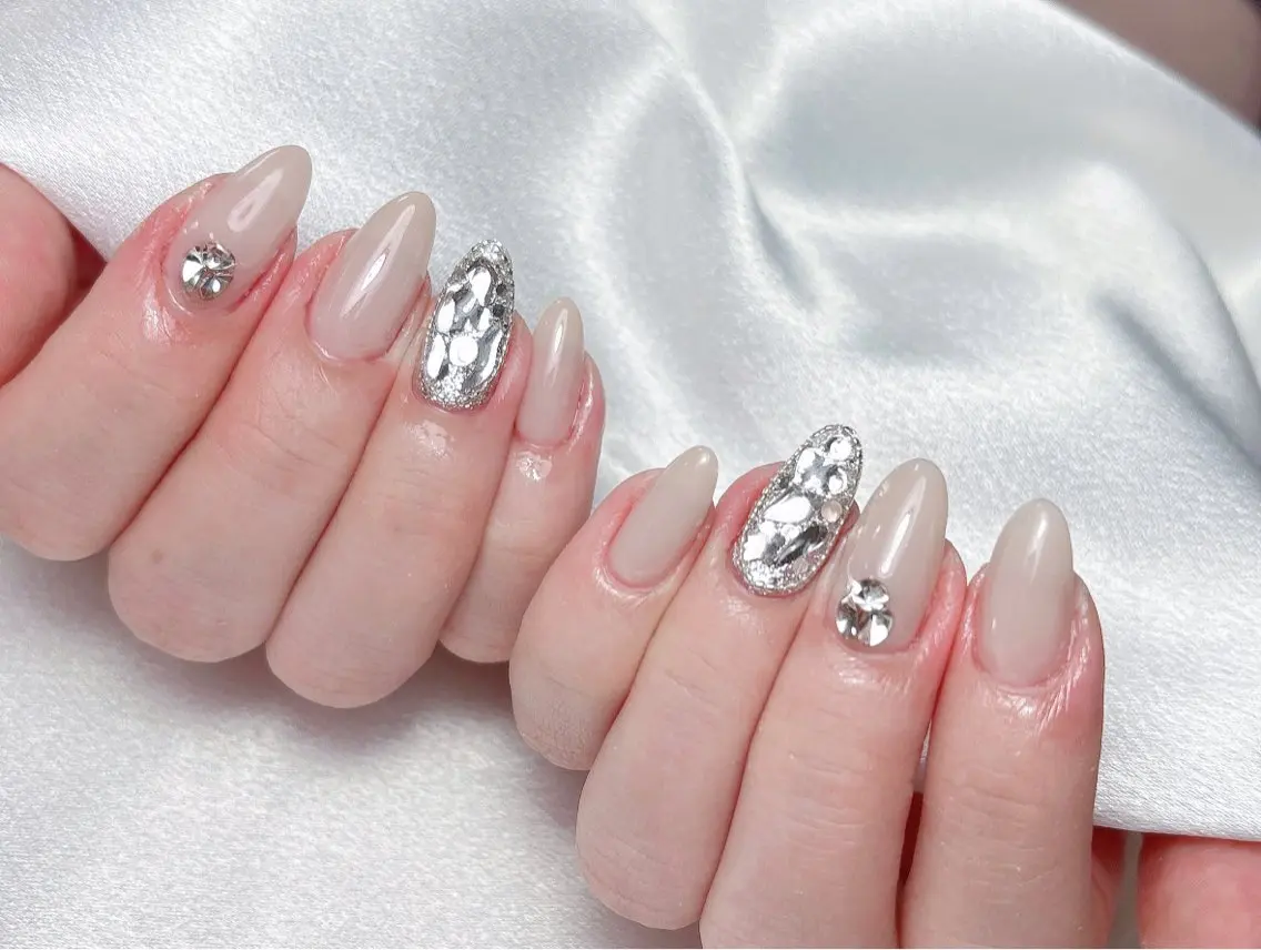 ネイル ハンドネイル Aura Nail 長さだし/パラジェルのネイルデザイン