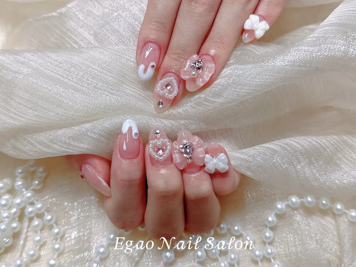 ネイル フットネイル ジェルネイル 韓国ネイル マグネットネイル メンズネイル ハンドネイル EGAO NAIL 錦糸町店のネイルデザイン