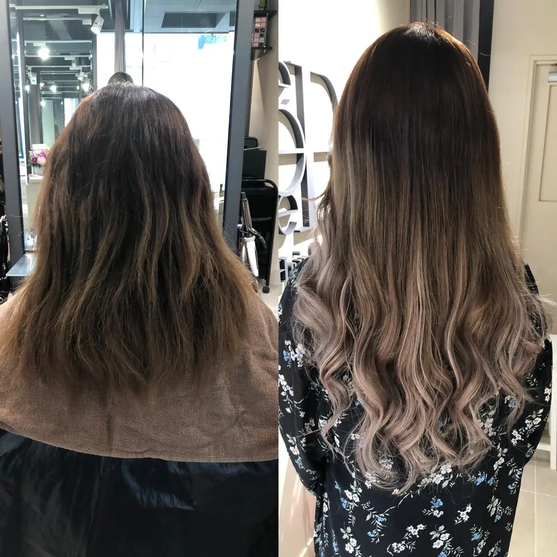 ロング エクステ ヘアカラー トリートメント エクステ 韓国カラーエクステ 👑代表渡部雅己👑のヘアスタイル