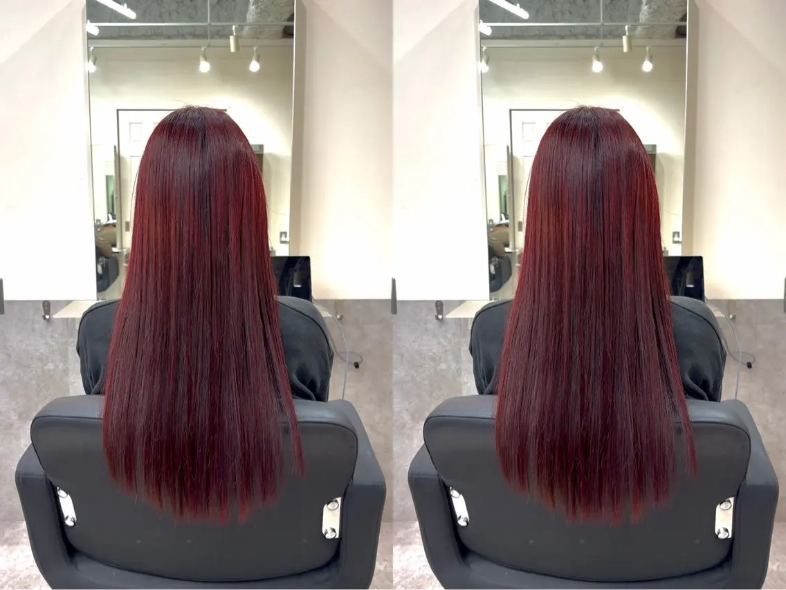 ロング カラー カット ヘアカラー トリートメント 🫧髪質改善/透明感 カラー/山中史也のヘアスタイル