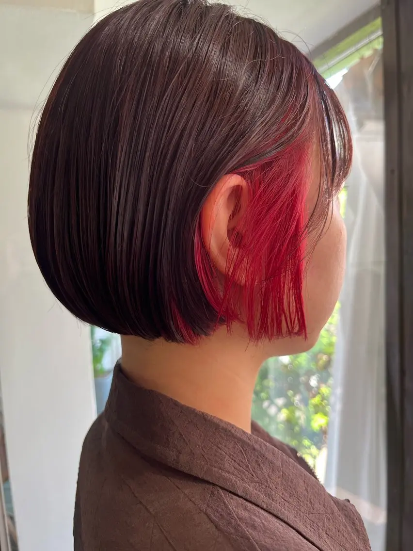 カット＋カラー＋インナーカラー＋3stepトリートメント(3回目以降のお客様)の写真