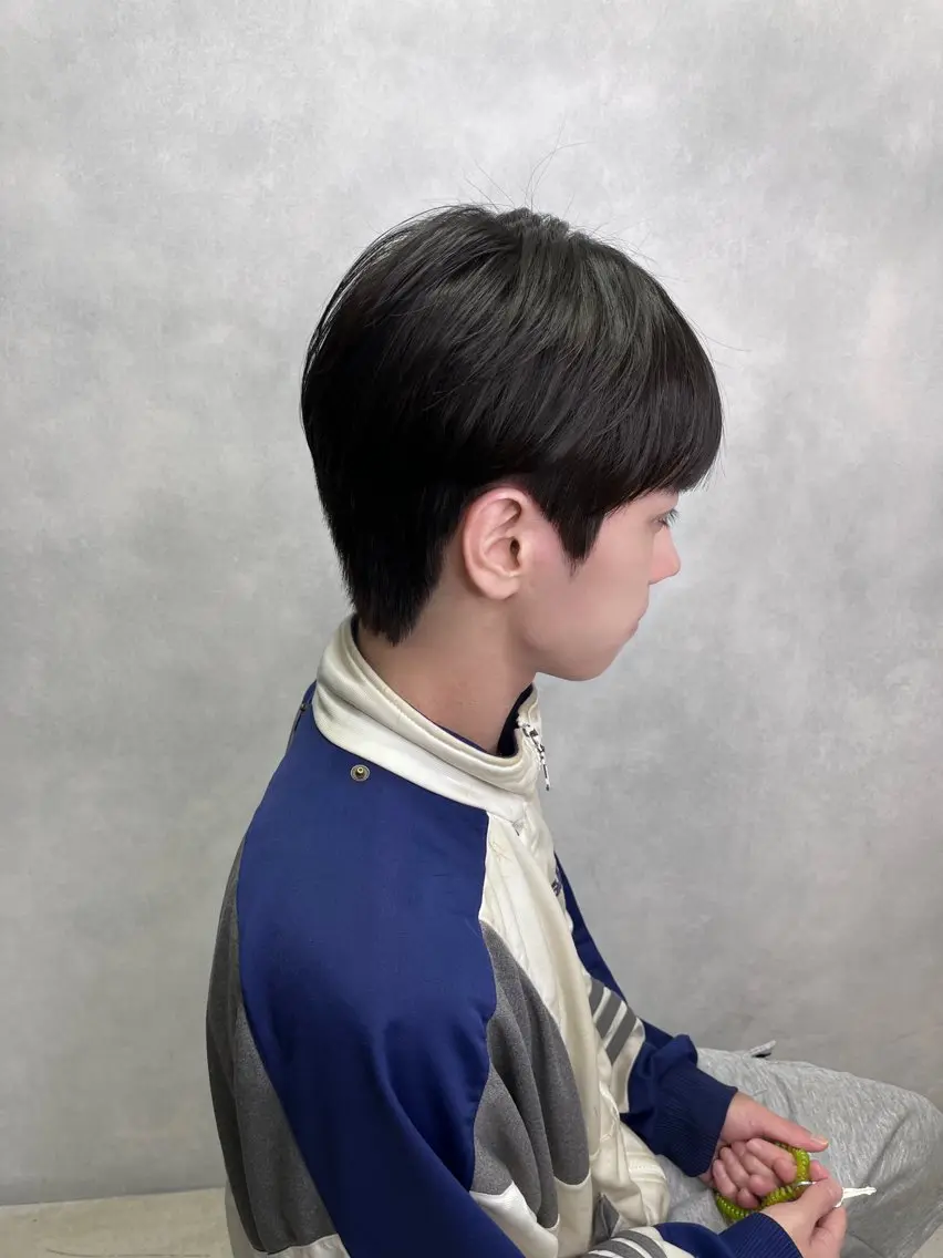 パーマ メンズ カット パーマ 大阪韓国メンズ特化 LUNAのヘアスタイル
