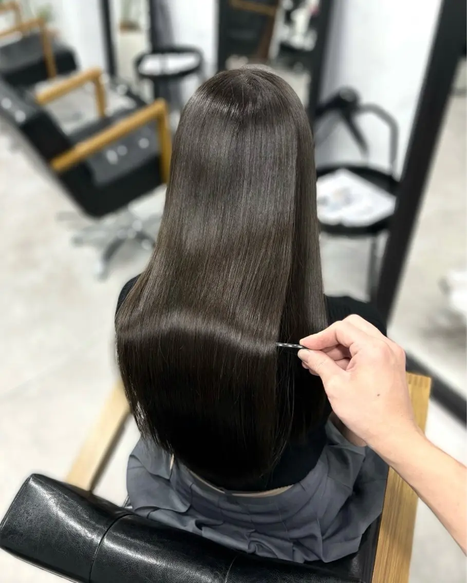 2回目以降🌈　【とぅるとぅる髪✨️】髪質改善縮毛矯正ストレートエステ＋うる艶改善トリートメント🐕‍🦺𓂃𓈒🐾の写真