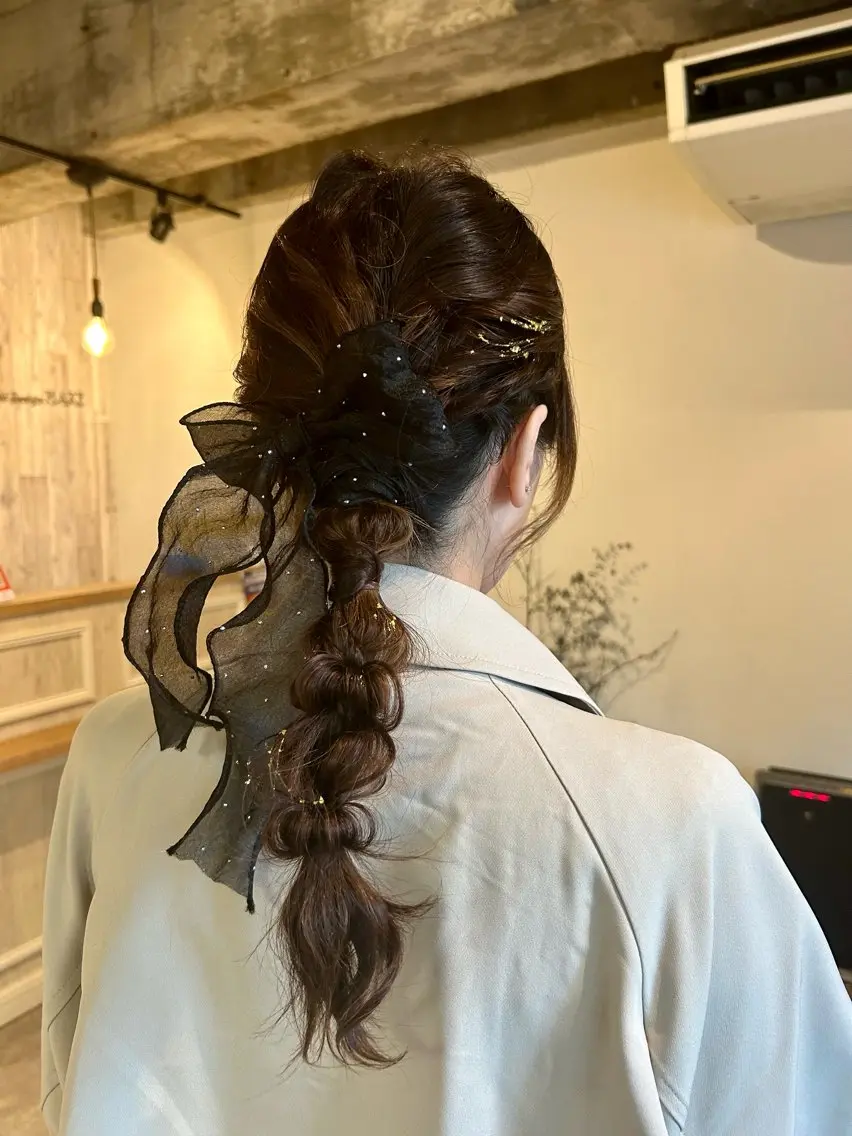 【お呼ばれ👗】ヘアセットの写真