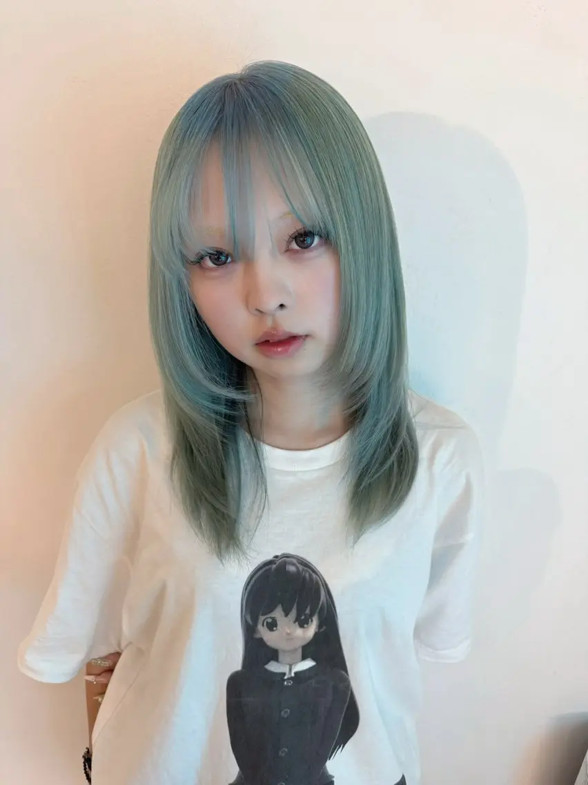 ミディアム カラー デザイン/レイヤーカ ット🪐˚⌖MIHOのヘアスタイル