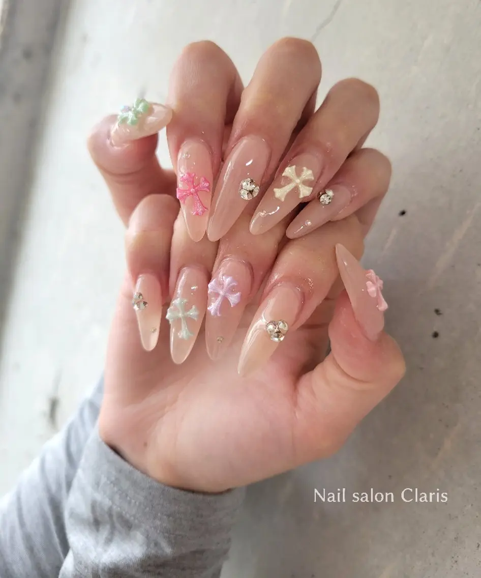 ネイル アートネイル スカルプネイル Nailsalon Clarisのネイルデザイン