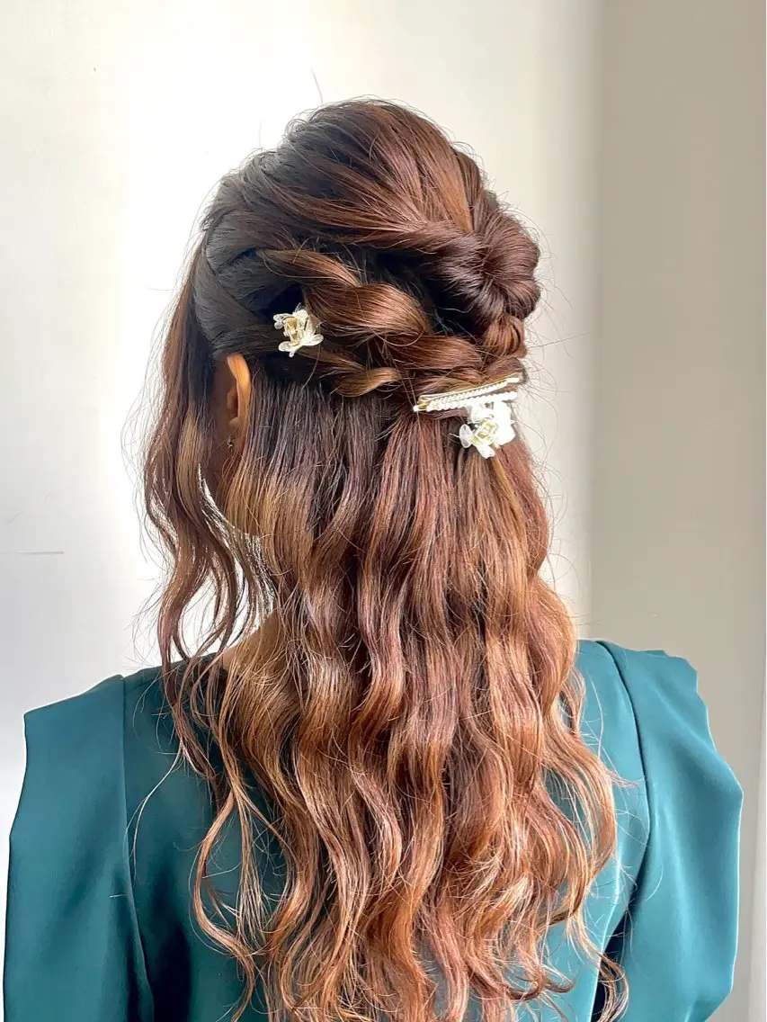 ロング ヘアアレンジ 札幌 ヘアアレンジ 🍎 タナカセリナのヘアスタイル