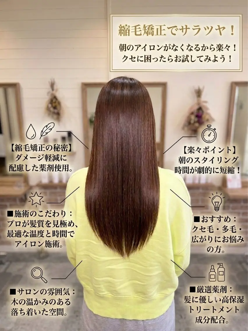 ロング 伸ばしかけ 生駒のパーマ達人 FEELけんけんのヘアスタイル