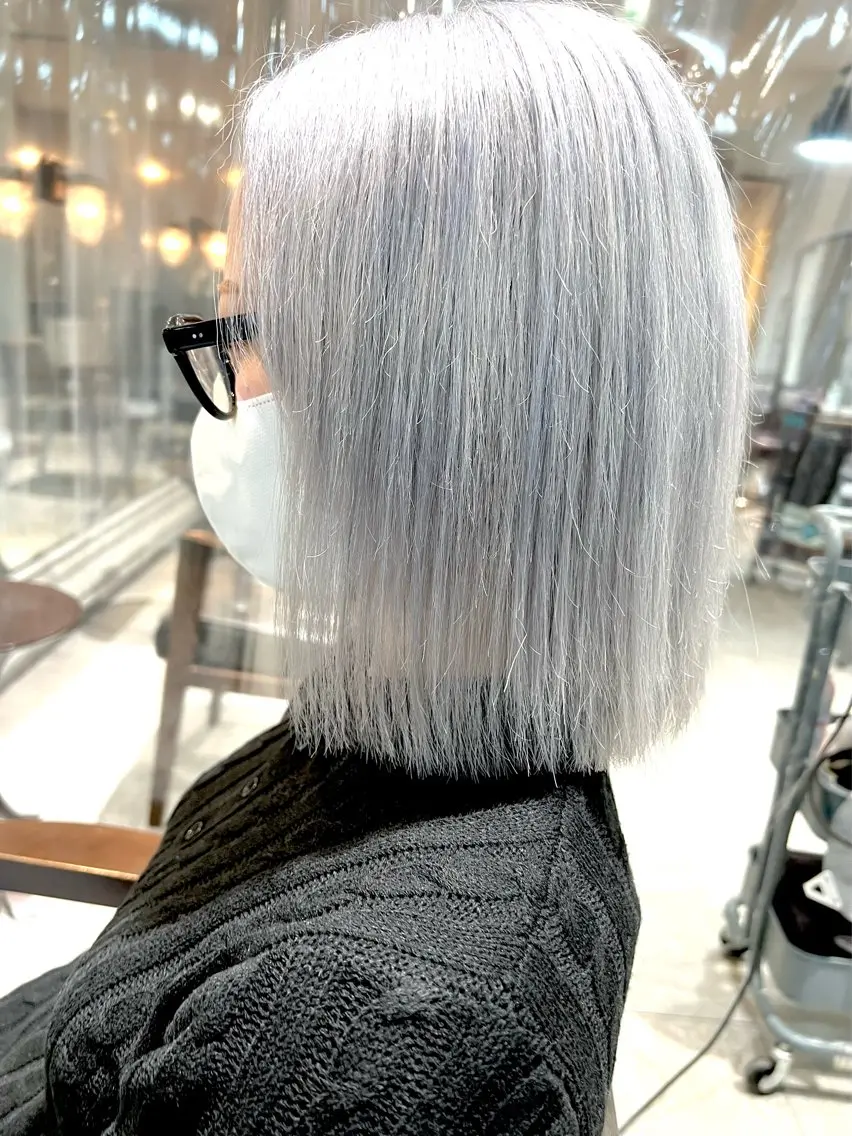 ミディアム カラー ヘアアレンジ ヘアカラー トリートメント ヘアセット 🌈インナーカラー ‘ショウマ’🌈のヘアスタイル