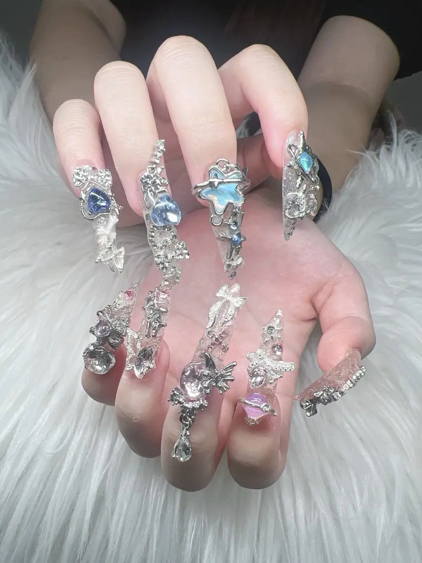 ネイル ハンドネイル Lee Nails チップ長さだし専門店のネイルデザイン