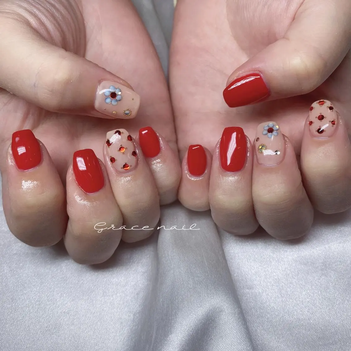 ネイル ハンドネイル ☆*。Grace Nail。*☆のネイルデザイン