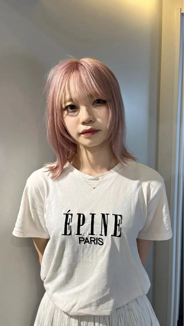 ミディアム ヘアカラー カラーモデル募集中 Rei🐈‍⬛/大宮のヘアスタイル